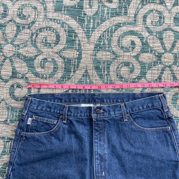Carhartt FRB160 FR Flame Resistant Work Jeans Men's NFPA 2112‎ Blue - Size 40x30 - Picture 10 of 11